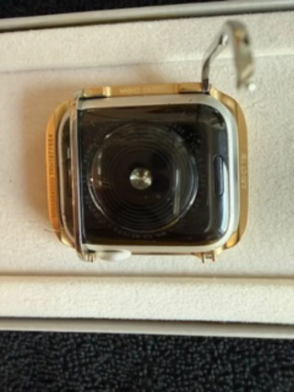MICHELE Diamond and 18K Gold-Plate Case for Apple Series 6-40mm Ladies Watch